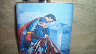 Etsy Sells Commemerative 9/11 Superman Flask